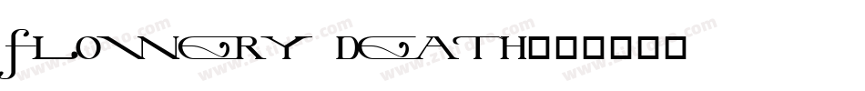 Flowery Death字体转换